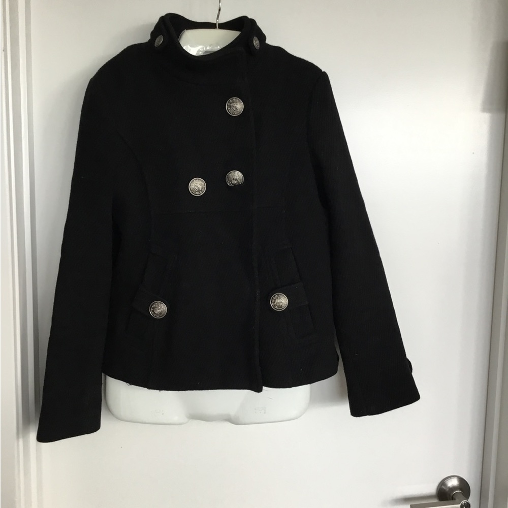 Steven Madden Black Button Down Blazer Size Mediu… - image 7